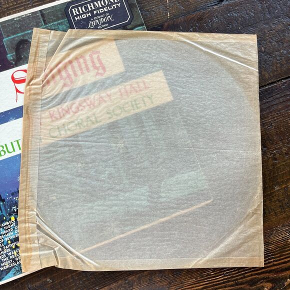 CAROL SINGING at Kingsway Hall The Butlin Choral Society Vintage Vinyl LP B20028 - Picture 2 of 7